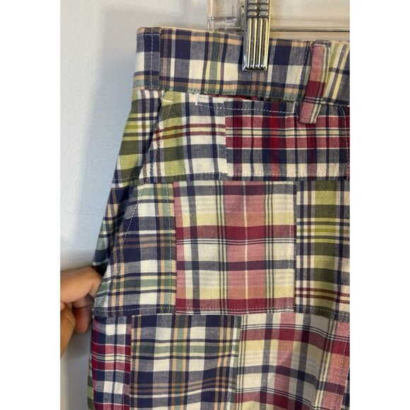 POLO RALPH LAUREN Madras Pastel Patchwork Plaid Shorts Men 35 Colorful Classic - Picture 7 of 11